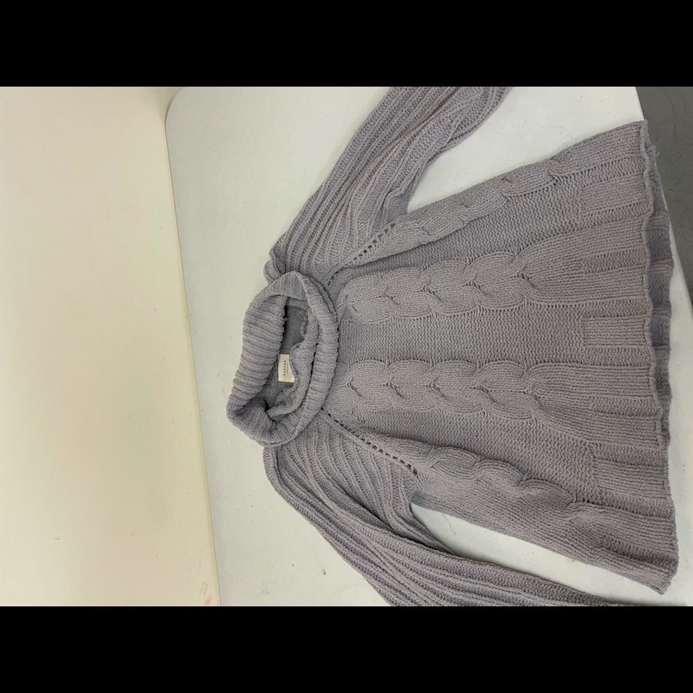 francescas harper gray sweater turtle neck